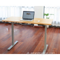 Crianças ergonômicas de mármore ajustável Estudam Dual Motor Desk